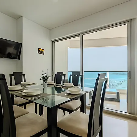 Apartamento Espectacular Vista Al Mar - Edificio Infinito 1002 Cartagena